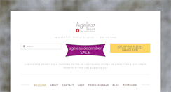 Desktop Screenshot of agelesslacure.com